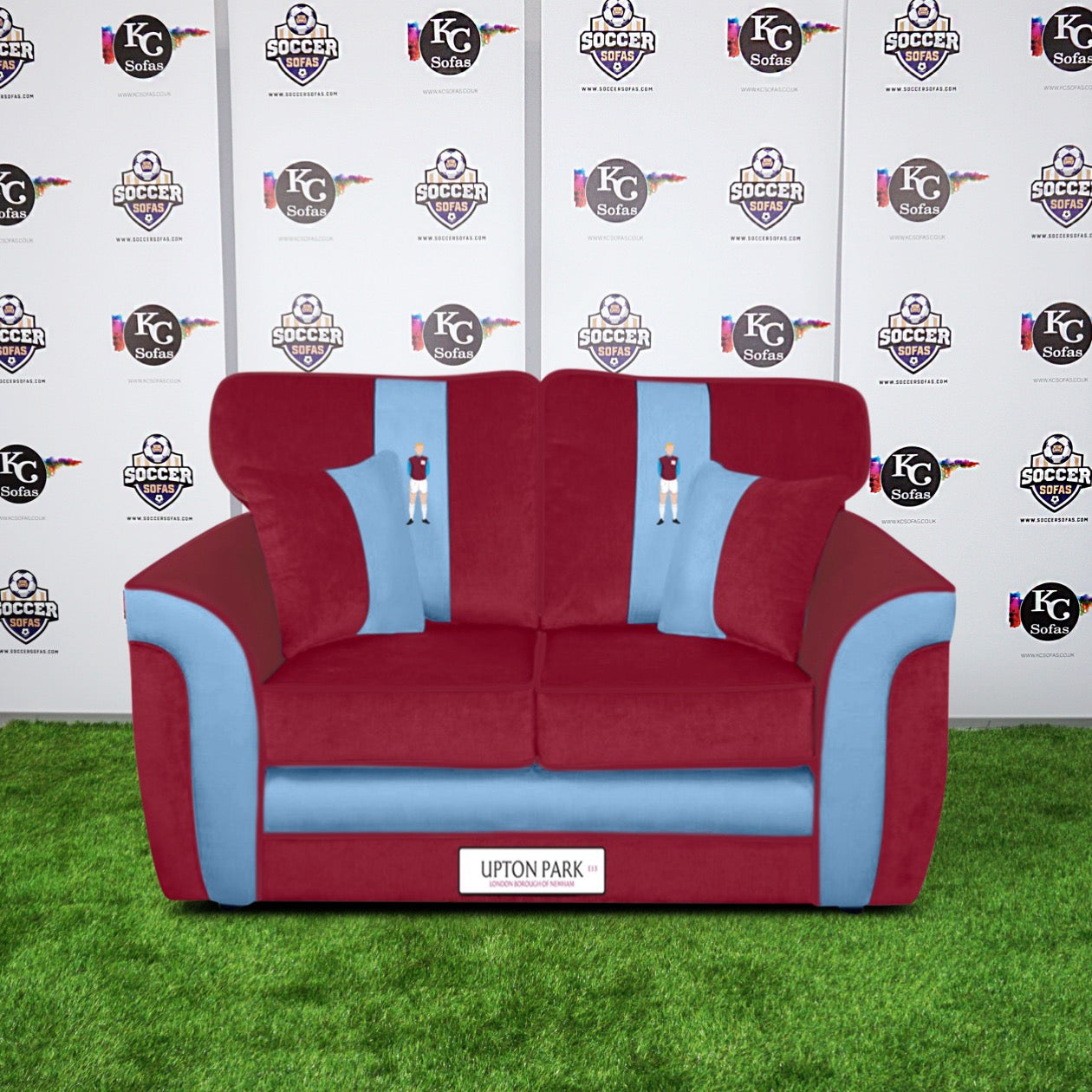 Upton Park 2 Seater Sofa (West Ham Utd FC)