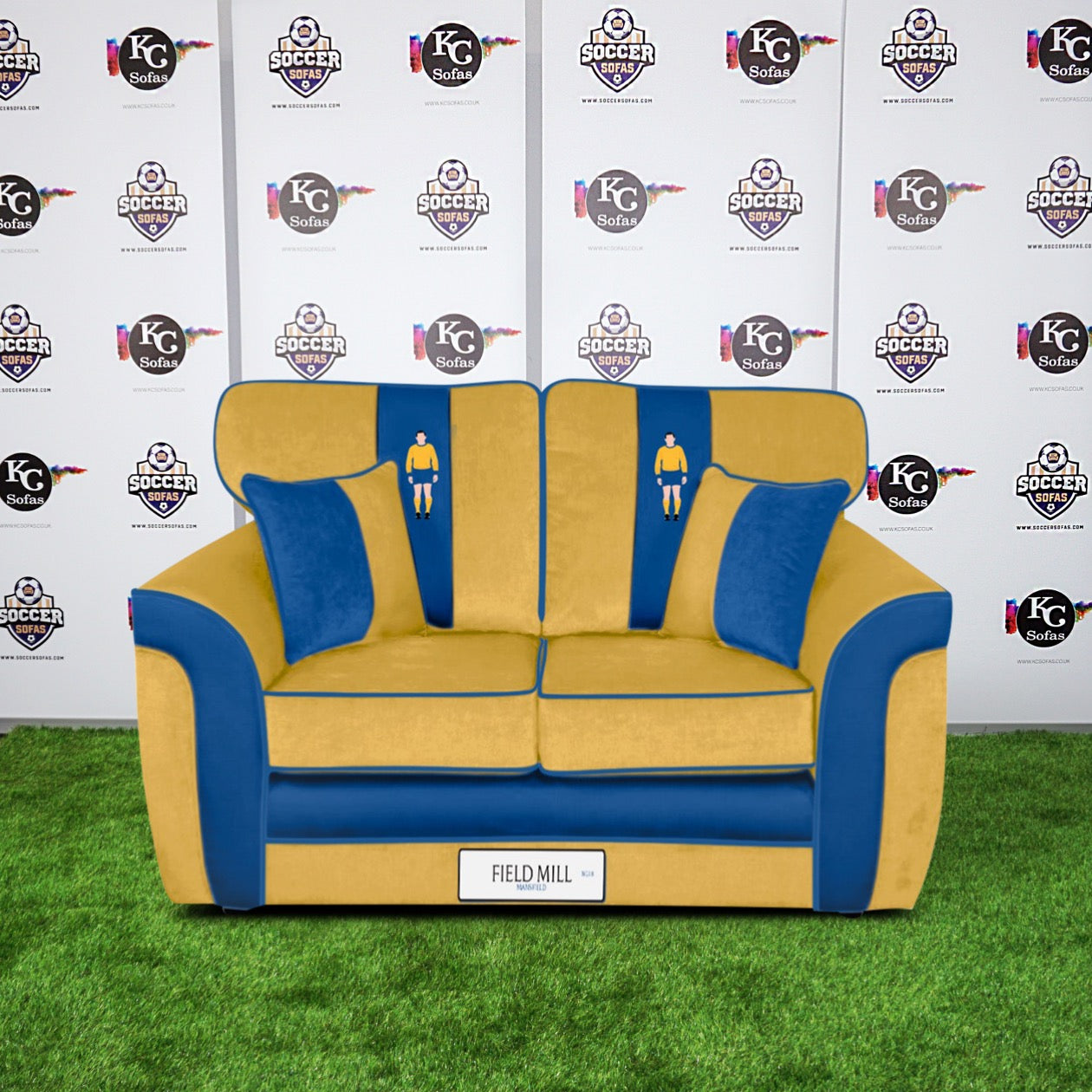 Field Mill 2 Seater Sofa (Mansfield Town FC)