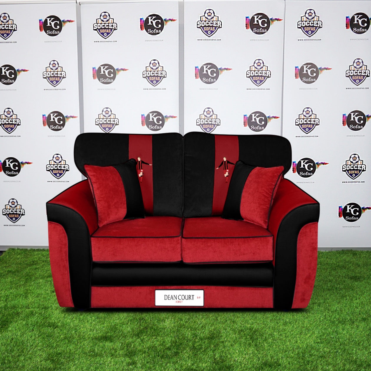 Dean Court 2 Seater Sofa (AFC Bournemouth)