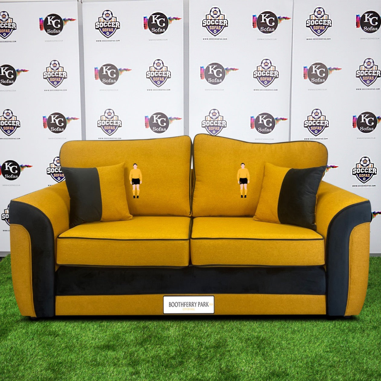 Boothferry Park 3 Seater Sofa (Hull FC) Soccer Sofas