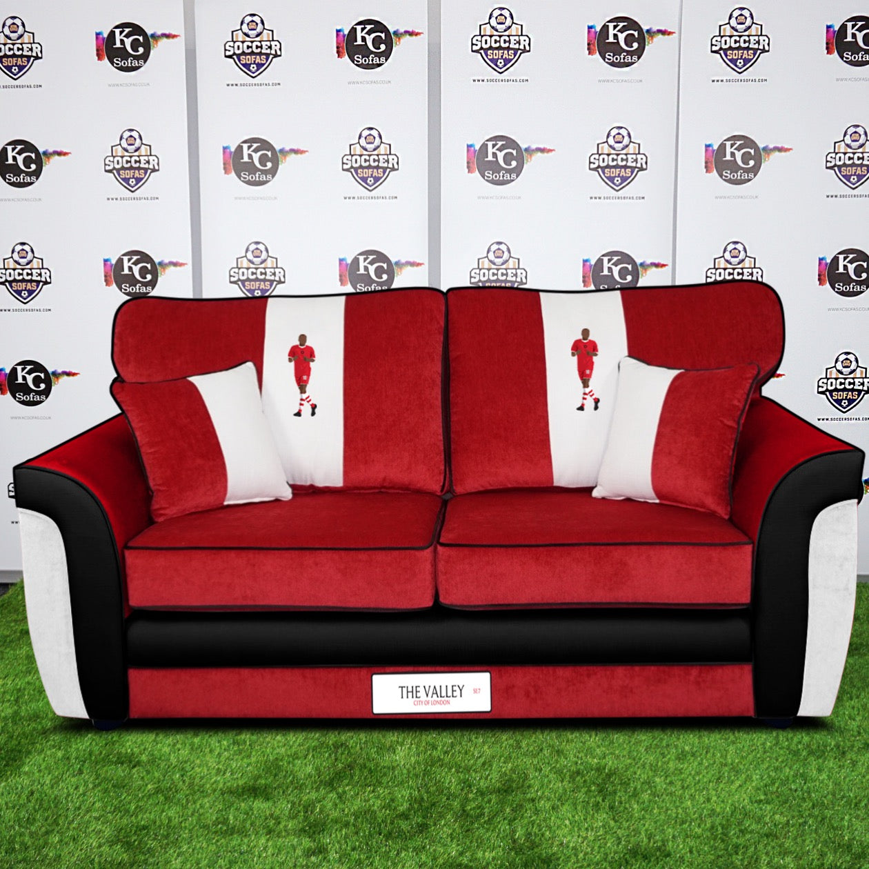 The Valley 3 Seater Sofa (Charlton Athletic FC