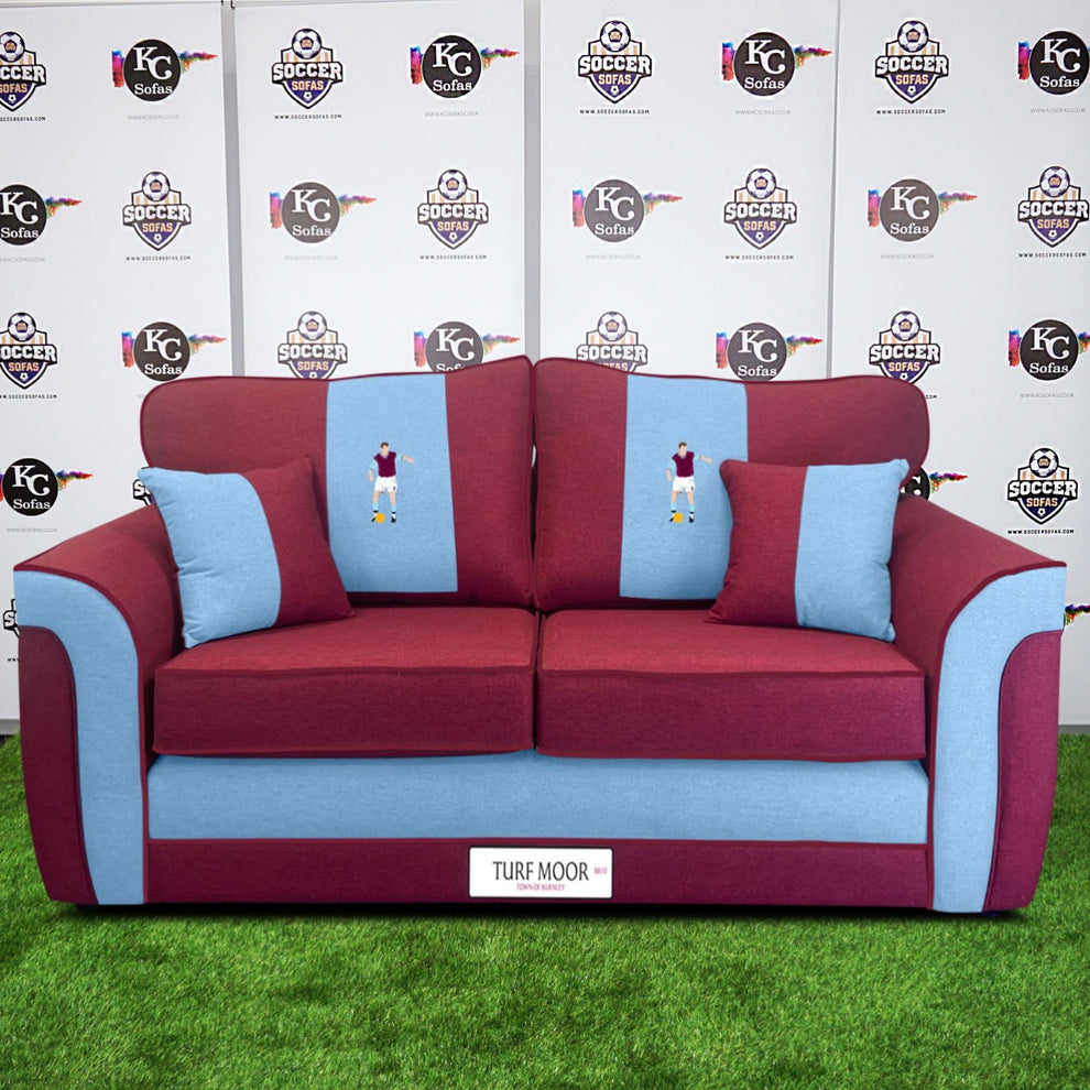 Turf Moor 3 Seater Sofa (Burnley FC) Soccer Sofas