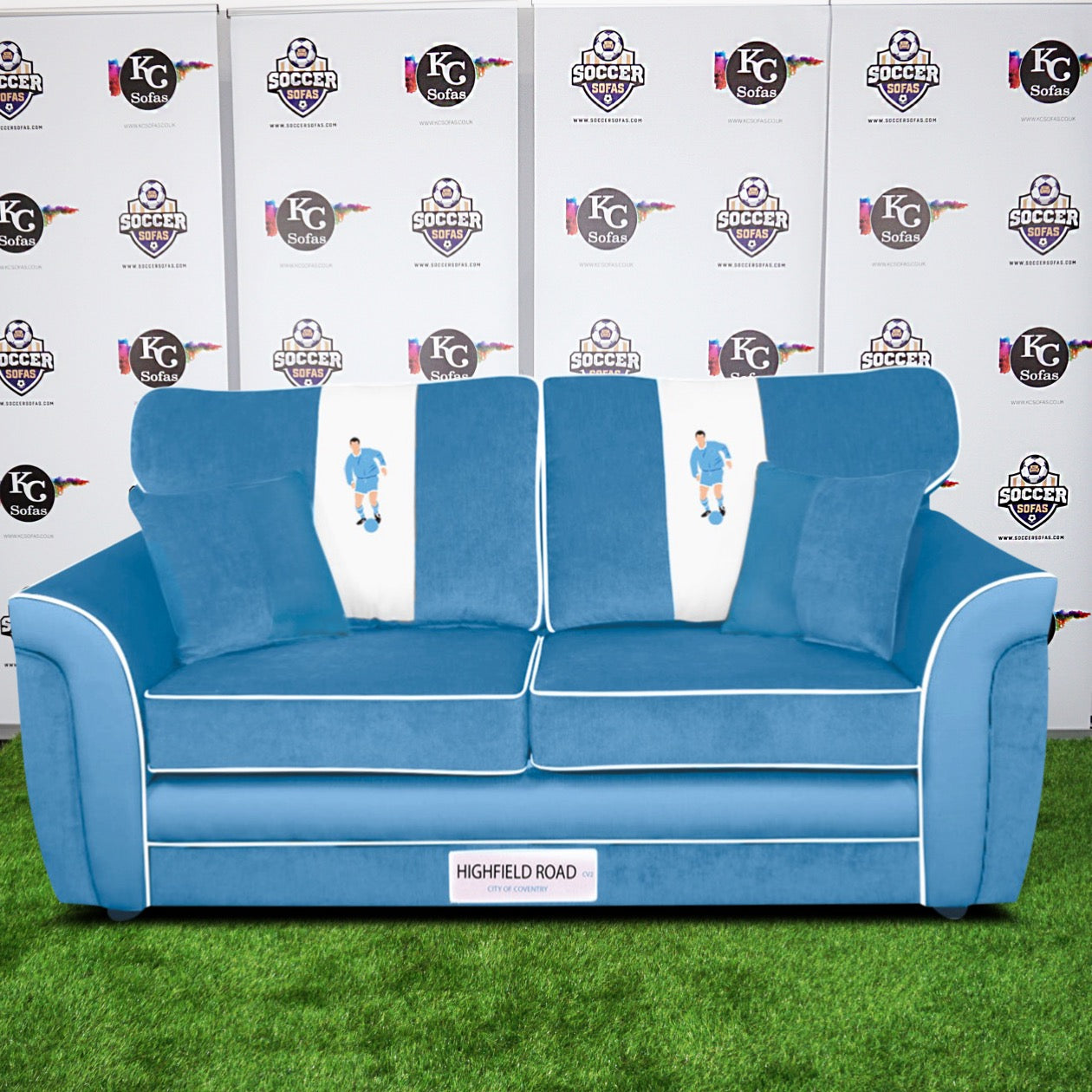 Highfield Road 3 Seater Sofa (Coventry City FC)