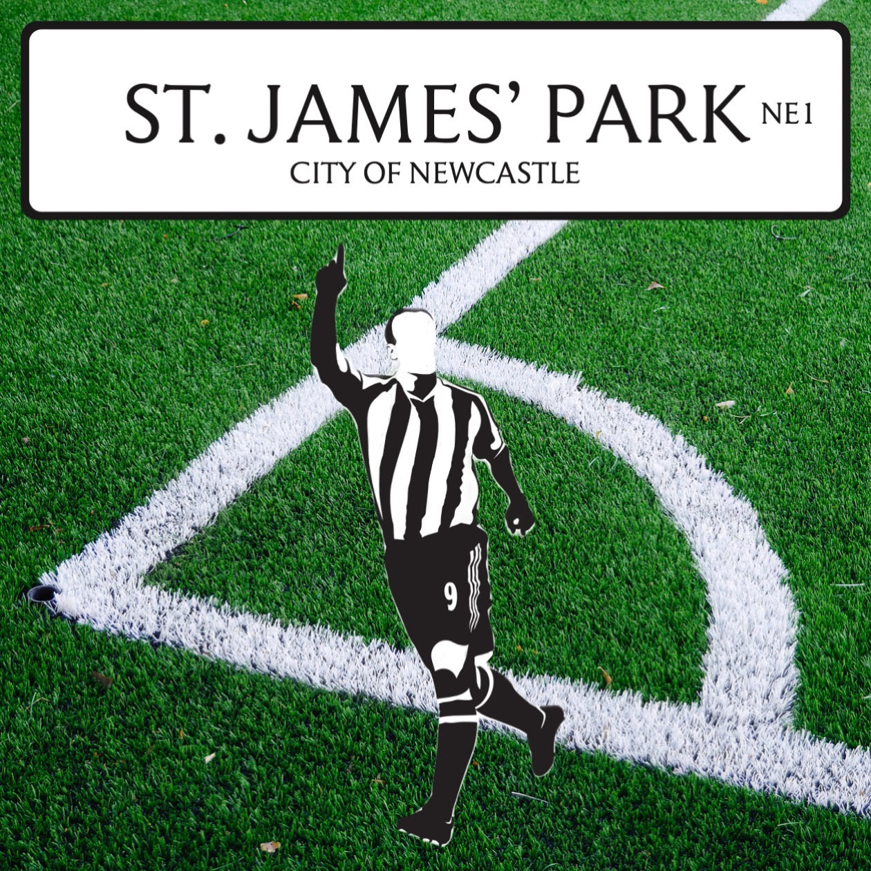 St James' Park 3 Seater Sofa (Newcastle United FC)