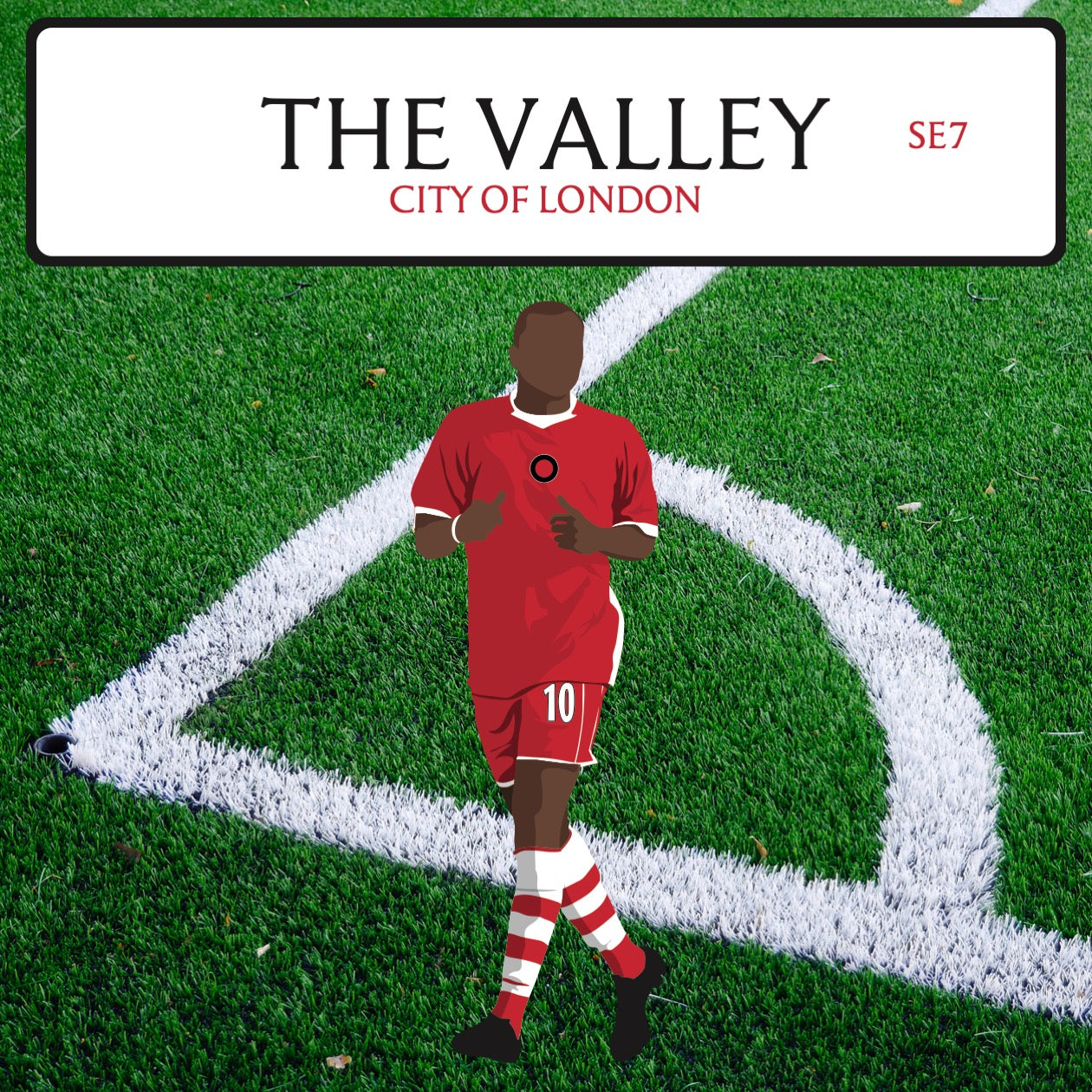 The Valley 3 Seater Sofa (Charlton Athletic FC