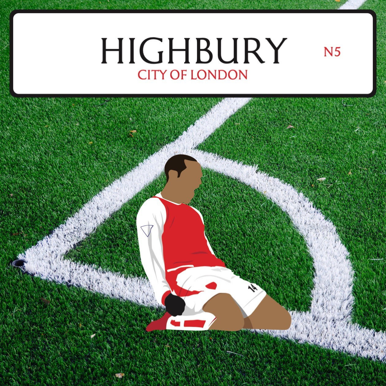 Highbury Storage Footstool (Arsenal FC)