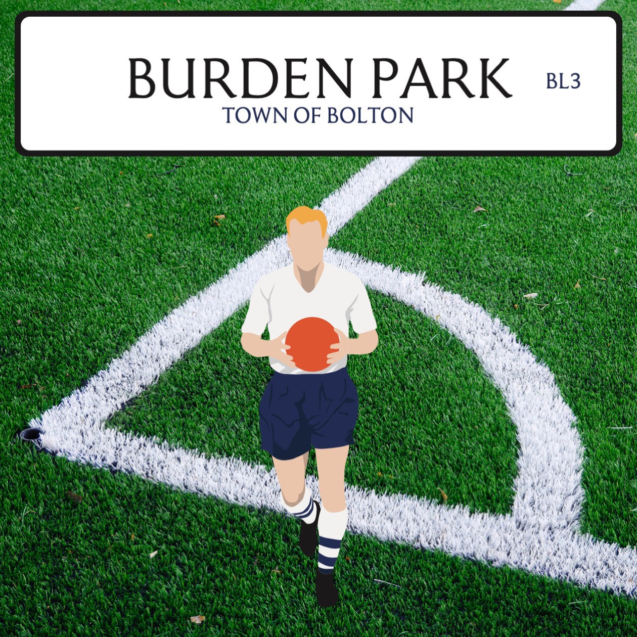 Burden Park Storage Footstool (Bolton Wanderers FC)