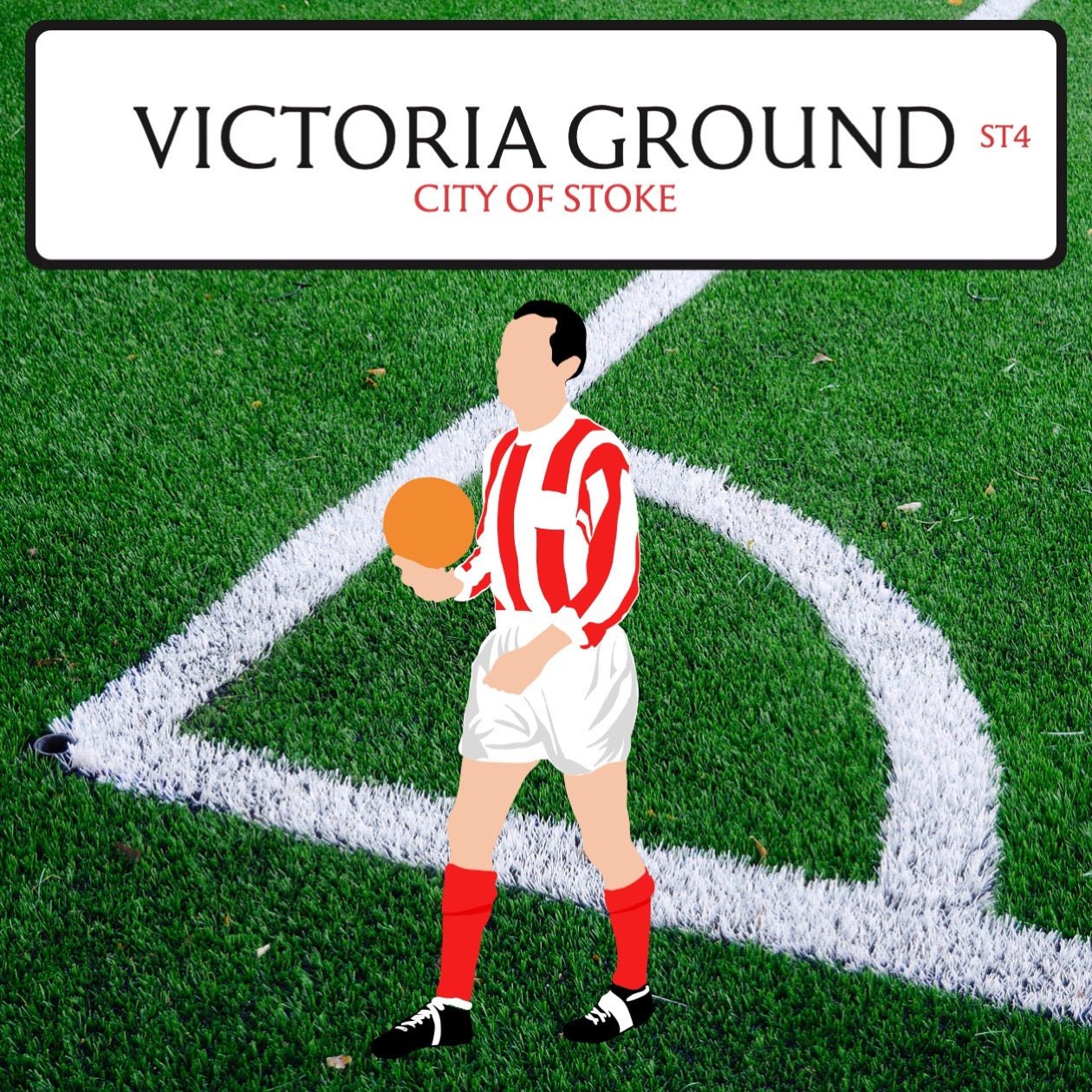 Victoria Ground Storage Footstool (Stoke City FC)