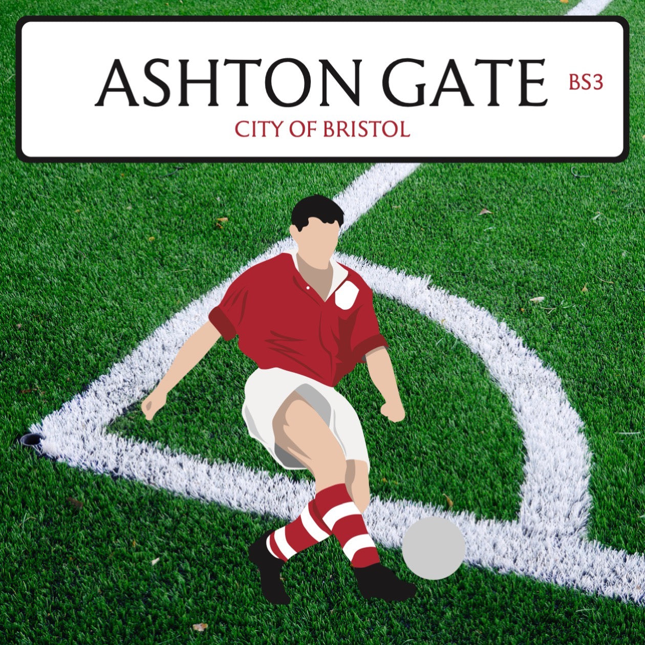 Ashton Gate Storage Footstool (Bristol City FC)