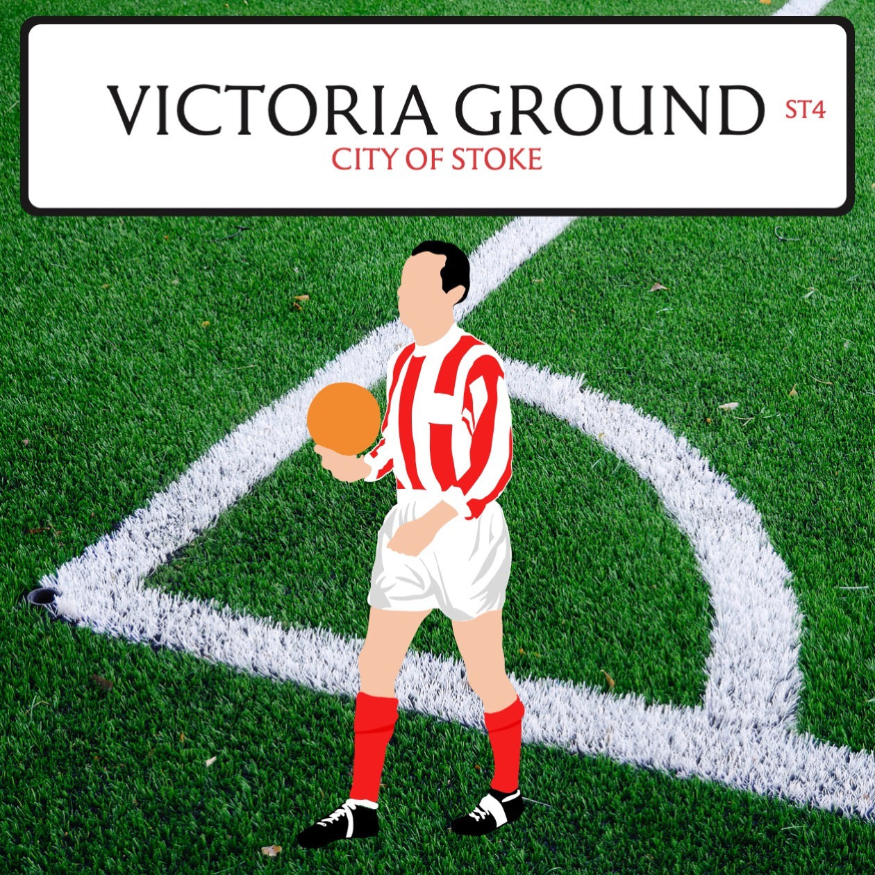 Victoria Ground Wing Chair (Stoke City FC)