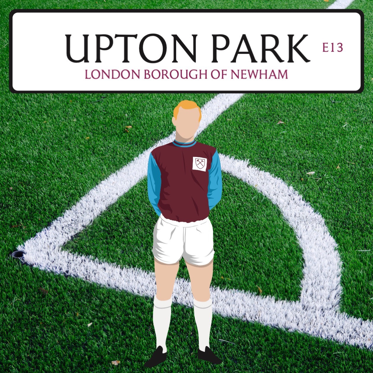 Upton Park 2 Seater Sofa (West Ham Utd FC)