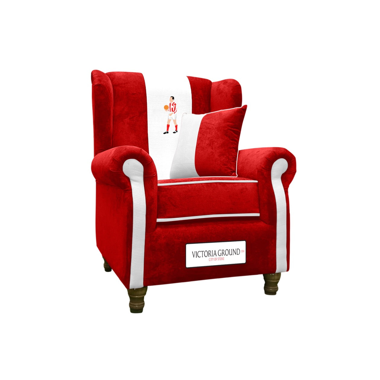 Victoria Ground Wing Chair (Stoke City FC)