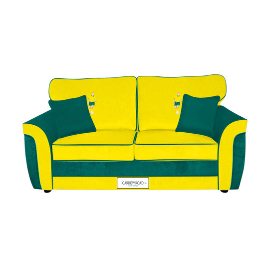 Carrow Road 3 Seater Sofa (Norwich City FC)