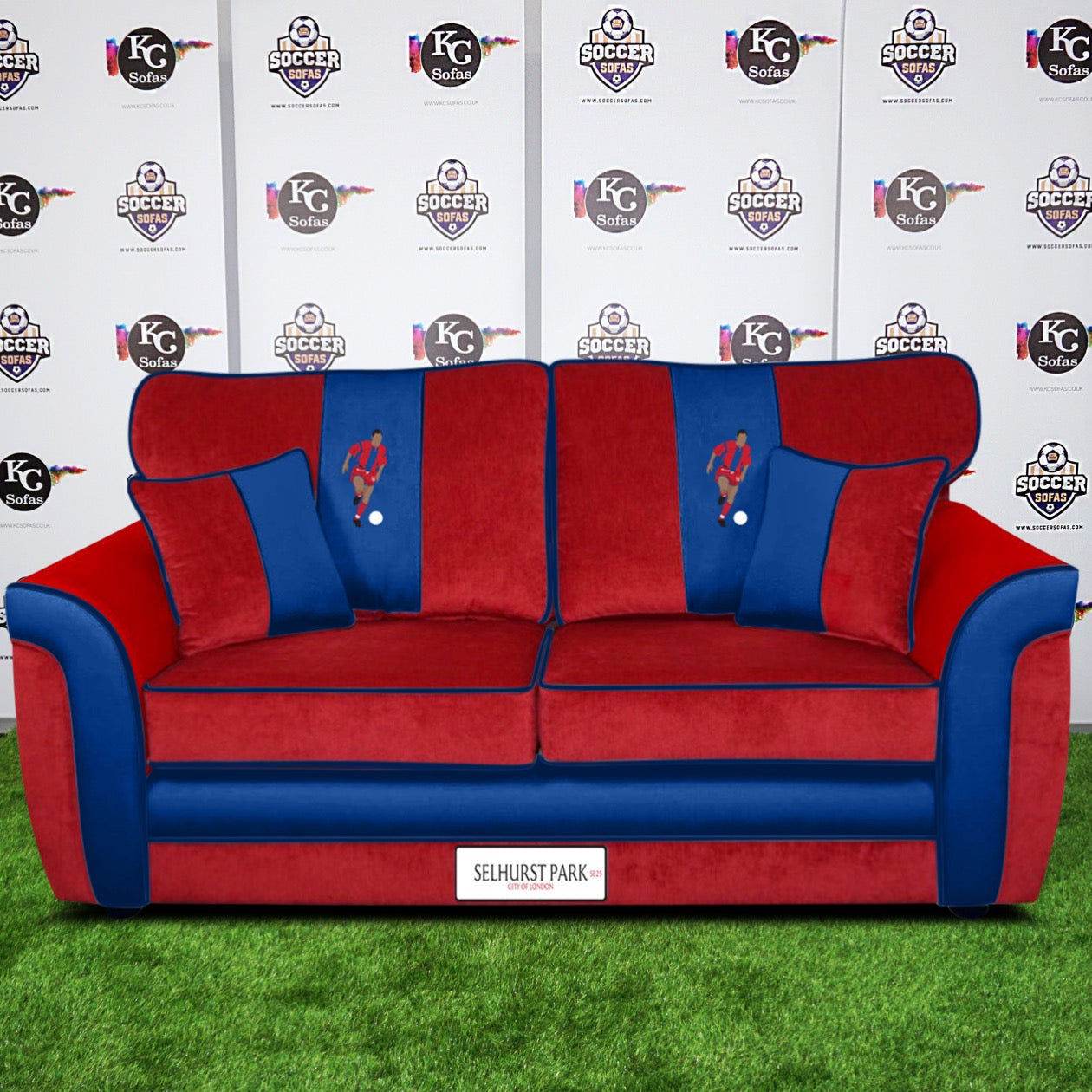 Selhurst Park 3 Seater Sofa (Crystal Palace FC)
