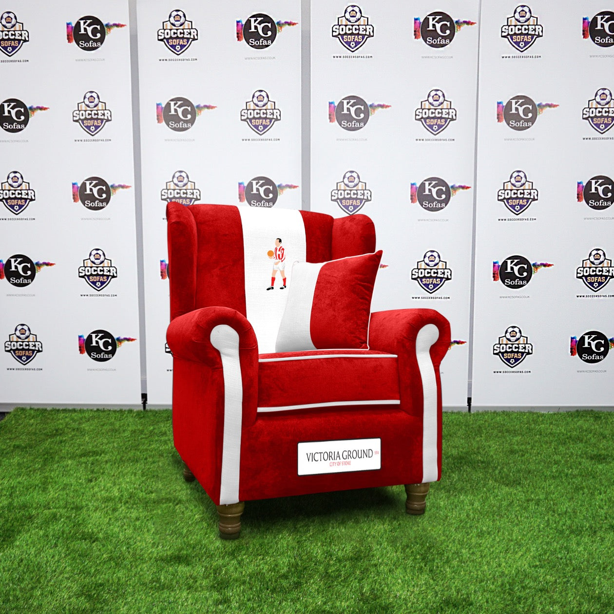Victoria Ground Wing Chair (Stoke City FC)