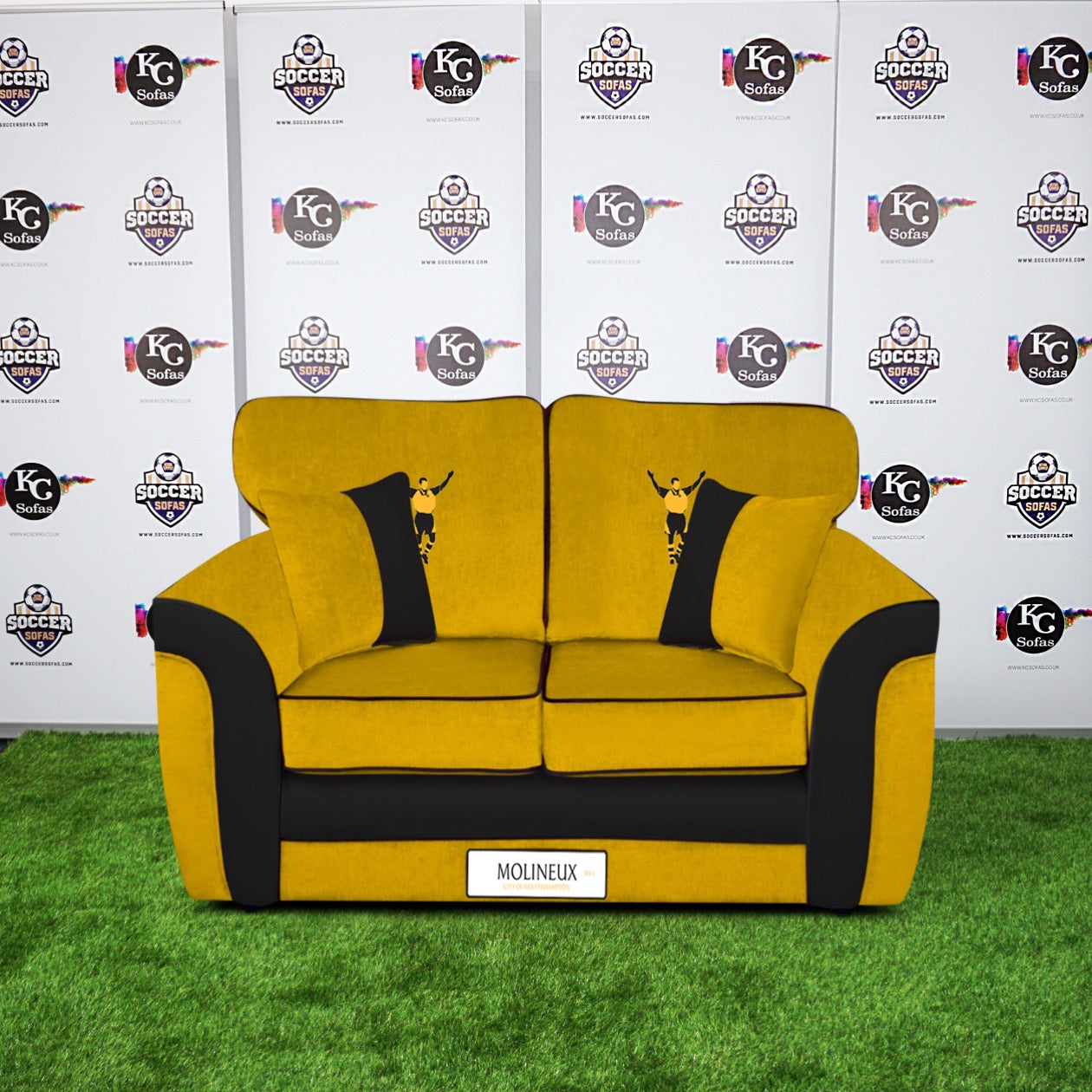 Molineux 2 Seater Sofa (Wolverhampton Wanderers FC)